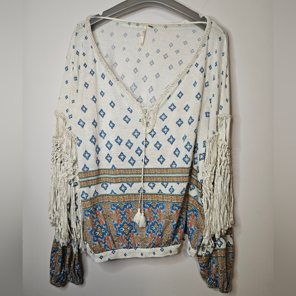 Free People Macra Maze Top